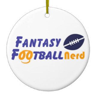 Fantasy Football Nerd Ornament