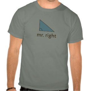 Mr. Right (angle) Tshirts