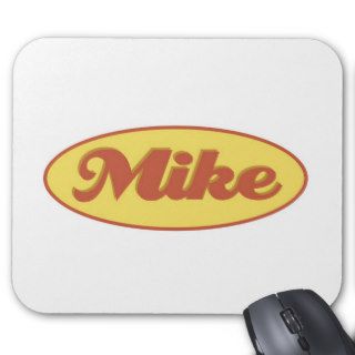 Mike Text Disney Mouse Pad