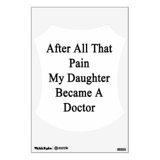 After All That Pain My Daughter Became A Doctor Room Graphics