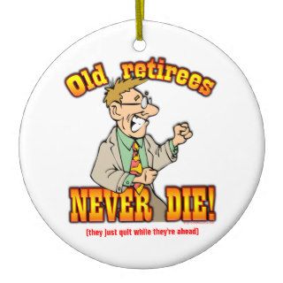 Quit Ahead Christmas Tree Ornaments