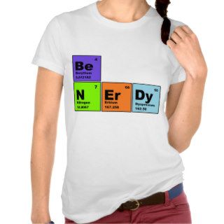 Nerdy Periodic Table T shirt