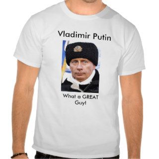 Vladimir Putin for Russian President 2012 T shirt