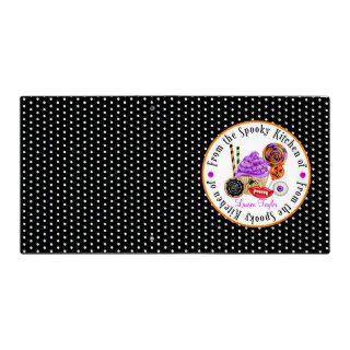 Cupcakes and Candy Halloween Recipe Binder