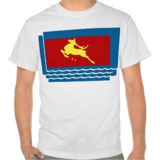 Magadan, Russian Federation, Russia flag T shirt