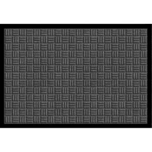 Apache Mills Gray 24 in. x 36 in. Synthetic Fiber Commercial Entry Mat 60 084 1701 20000300