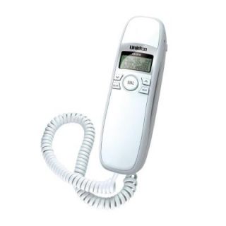 Uniden Classic Slimline Corded Phone with Caller ID   White 1260
