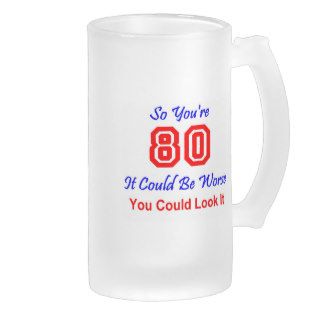 80th Birthday Coffee Mugs