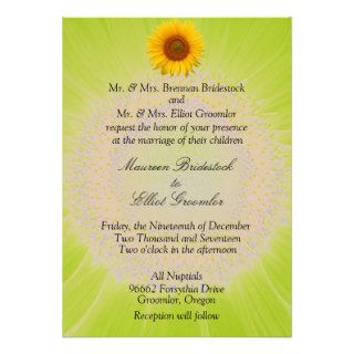 Limerick High End Complementary Color Custom Invite