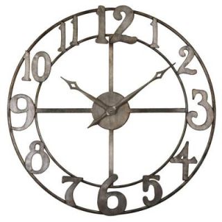 Global Direct 32 1/4 in. Open Numerals Round Wall Clock 06681
