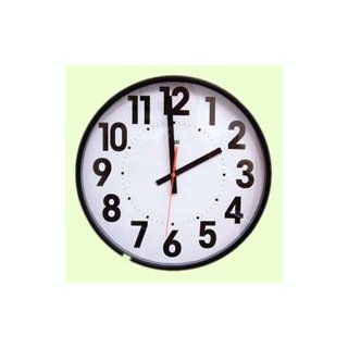 15" Wall Clock with Large Bold Numbers   15" Wall Clock with Large Bold Numbers Health & Personal Care