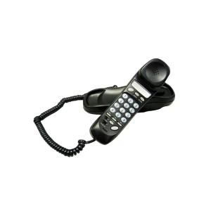 Cortelco Trendline Corded Telephone   Black ITT 6150 BK