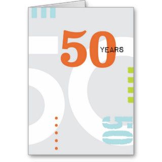 AA Anniversary Card 50 Years