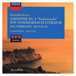 Mendelssohn Symphony No. 4 "Italian", A Music