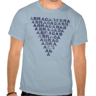 Abracadabra [dark inverted triangle] t shirts