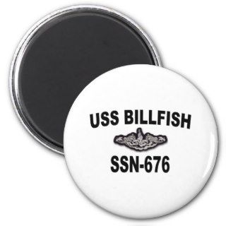 USS BILLFISH (SSN 676) REFRIGERATOR MAGNETS
