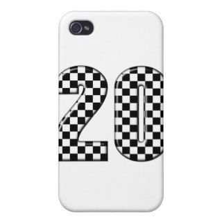 20 auto racing number iPhone 4/4S case