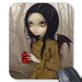 Autumn is My Last Chance gothic fairy Mousepad