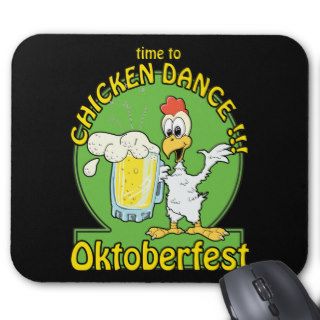 Chicken Dance Oktoberfest Mouse Pad