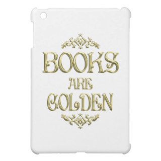 Books are Golden iPad Mini Covers