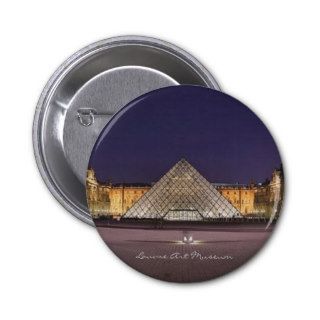 Louvre Art Museum, Round Button