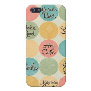 Hey Cutie Circle Pern iPhone 5 Covers