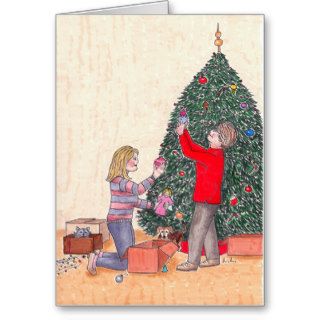 Merry Christmas to my Mom Greeting Card