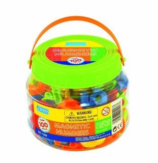 megcos Magnetic Numbers in a Jar, 100 Piece Toys & Games