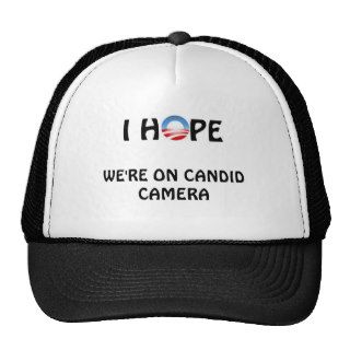 Hope We're on Candid Camera Hats