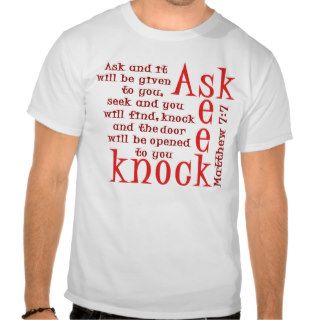Ask Seek Knock Tees