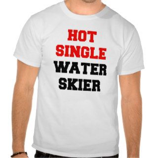 Hot Single Water Skier Tshirts