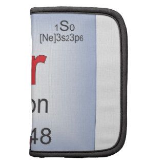 Argon Individual Element of the Periodic Table Organizers