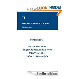 Yale Law Journal Symposium   The Gideon Effect (Volume 122, Number 8   June 2013) eBook Yale Law Journal Kindle Store