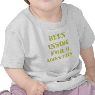 BEEN INSIDE FOR 9 MONTHS TSHIRT