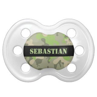 Military Camo Baby Pacifier