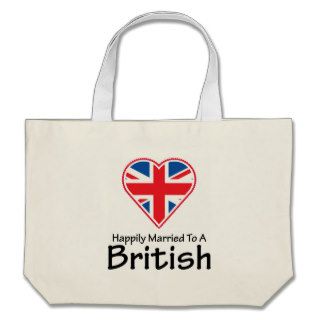 Happily Married British Canvas Bag