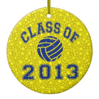 Class Of 2013 Volleyball Ornaments