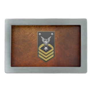 [300] Command Master Chief Petty Officer (CMC) Rectangular Belt Buckle