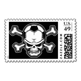 Soccer Skull Stamps