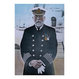 RMS Titanic Captain Edward J. Smith Posters