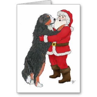 Bernese Mountain Dog Christmas Greeting Cards