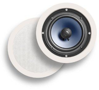 Polk Audio RC60i 2 Way In Ceiling  Speakers (Pair, White) Electronics