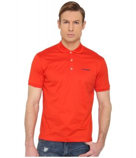 DSQUARED2 New Chic Dan Fit Polo Mens Short Sleeve Pullover (Orange)
