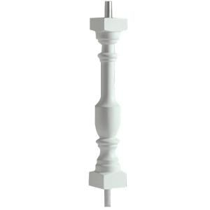 Fypon 36 in. x 3 in. x 3 in. Polyurethane Logan Baluster for 5 in. Balustrade System BAL3X36LN