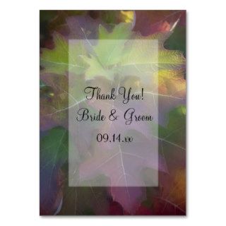 Oak Leaf Hydrangea Wedding Favor Tags Business Cards