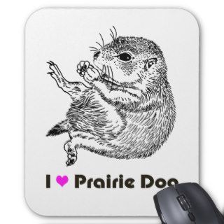 prairiedog sketch (sketch of prairie dog) mousepads