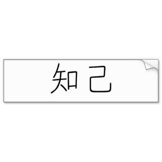 Chinese Symbol for soul mate Bumper Stickers