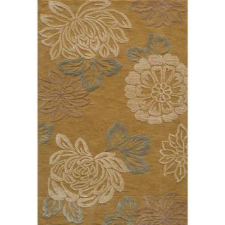 Momeni Passion Collection Gold 2 ft. x 3 ft. Area Rug 19906