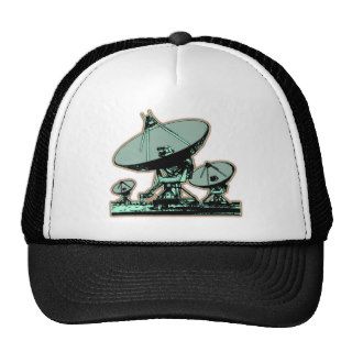 Retro Satellite Dish Mesh Hats
