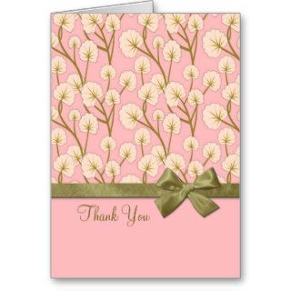 Cotton Candy Bouquet Thank You Note Card